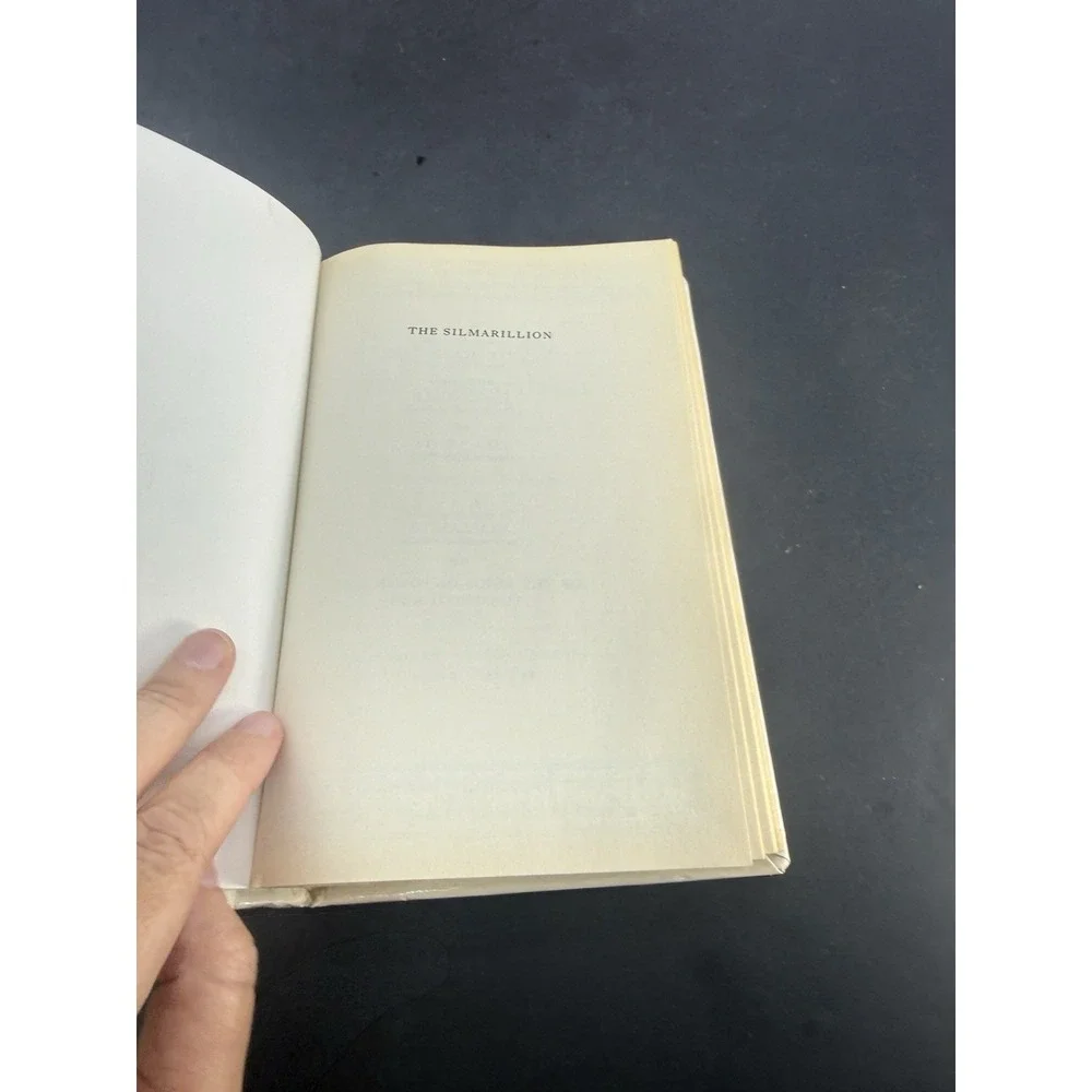 J.R.R. Tolkien The Silmarillion Second Edition Hardcover by Christopher Tolkien